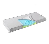 SUNROX FadeShield - Cojín de Banco de Espuma viscoelástica de Gel con Lazos, ultraduradero, Resistente al Agua, para Exteriores e Interiores, 45 x 16 x 4 Pulgadas, Color Gris Jaspeado