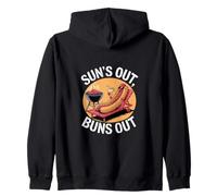 SUN'S OUT, BUNS OUT Sudadera con Capucha