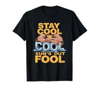 Sun's Out Fool Divertido Verano Culturismo Humor Camiseta