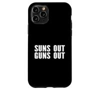 Suns Out Guns Out - Divertido culturista de entrenamiento Carcasa para iPhone 11 Pro