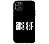 Suns Out Guns Out - Divertido culturista de entrenamiento Carcasa para iPhone 11 Pro Max