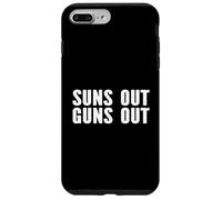 Suns Out Guns Out - Divertido culturista de entrenamiento Carcasa para iPhone 7 Plus/8 Plus