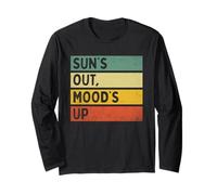 Suns Out Moods Up Vacaciones de verano Tropical Beach Travel Manga Larga