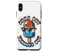 Sun's Out Tongue's Out 4 de julio paleta divertida Carcasa para iPhone XS Max