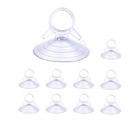 Sunscade - Vaso con para coche, soporte de para visera, ventosas reutilizables para parabrisas, espejo de baño, ventana, mango transparente para colgar