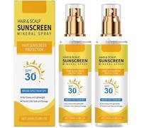 Sunscreen for Scalp | 100ml Scalp Spray Hair Sunscreen Mist with SPF 30 | Solar Protector Moisturizing Spray Personal Care Products Sun Blocker for Women Men Birthday