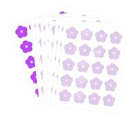 Sunscreen Patch, 200pcs Flower Shaped Temporary Uv Indicator Color-Changing Compact Size Lightweight Design Transparent Look, Adhesive Patches, Body Makeup for Outdoor