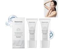Sunscreen Protector Solar SPF50 Con ácido Hialurónico, Crema Facial Anti-Edad Para Todo Tipo De Piel, Defensa UV Con Nutrición Intensiva, Piel Radiante E Hidratada
