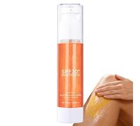 Sunscreen SPF 30 - Glow Makeup Sunblock 50ML for Daily Protection | Lightweight Body Oil with Radiant Finish, Hydrating Sun Care Lotion for Beach Travel Vacation Summer Skincare Routine
