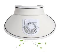 Sunscreen Sun Hat, Fan Breathable Hollow Top Cap with Portable 3-Speed Cooling Hat Protection for Golf, Hiking, Running, Cycling & Outdoor Activities, 22,05-22,83 pulgadas