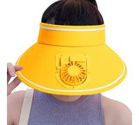 Sunscreen Sun Hat, Fan Breathable Hollow Top Cap with Portable 3-Speed Cooling Hat Protection for Golf, Hiking, Running, Cycling & Outdoor Activities, 22,05-22,83 pulgadas