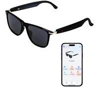SUNSEATON Gafas Inteligentes con Bluetooth, AI Translator Gafas de Sol Hombre y Mujer con Micrófono para Llamadas por Smartphone Escuchar Música Anti UV Impermeables, 110+ Idiomas