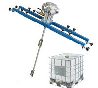 Sunseota Agitador de Aire para IBC, 275 galones Mezclador neumático de Pintura para IBC, de Acero Inoxidable, con aspas Plegables, para Tanques IBC de 1000 L, para Adhesivos, lubrican Small5Cylinders