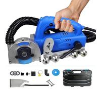 Sunseota Herramienta eléctrica for Quitar lechada de 1200 W, Removedor eléctrico de lechada, Limpiador de lechada de Azulejos, máquina for Quitar lechada de Azulejos con 9000 RPM y Hoja de Diamante