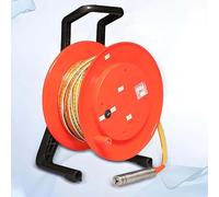 Sunseota Medidor de Profundidad de Agua de Pozo, indicador de Nivel de Agua de Pozo Profundo con sonda de Acero Inoxidable y Cinta de Acero, medidor de Nivel de Agua subterránea 250m(820ft)