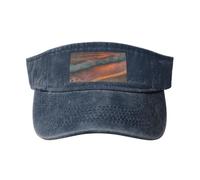 Sunset at The Beach - Gorra de protección solar transpirable para mujer, para golf, tenis, correr, uso diario, azul marino, Talla única