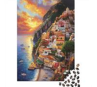 Sunset at The Harbor Puzzle De 1000, DIY, Juguete EduGatoivo, Decoración del Hogar, para Niños Mayores De 12 Años 1000pcs (75x50cm)