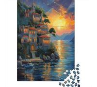 Sunset at The Harbor Puzzle De 1000, Regalos, Juguete EduGatoivo, Decoración del Hogar, Rompecabezas Adultos, A Partir De 14 Años 1000pcs (75x50cm)