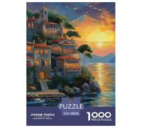 Sunset at The Puerto Puzzle 1000 Piezas, Diversión Rompecabezas De Bricolaje, Desafío Ideal, Colección De Arte, para Adultos Y Niños A Partir De 12 Años 38x26cm/1000pcs