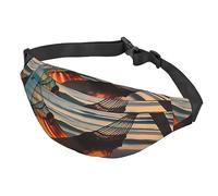 Sunset Beach Hamaca cruzada multifuncional grande para hombres y mujeres, deportes al aire libre, viajes, a la moda y portátil, Como se muestra en la imagen, Talla única, Mochila de senderismo