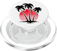 Sunset Beach Palm Trees for Summer Vacation or Holidays PopSockets PopGrip para MagSafe