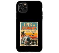 Sunset Biker Lifes Un Viaje Disfruta del Paseo Amante De La Motocicleta Carcasa para iPhone 11 Pro MAX