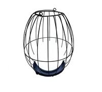 Sunset - Farol de metal inalámbrico LED (38 cm), color blanco cálido y blanco