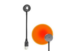 Sunset Lamp Multiple Colors - Bedroom Night Light,USB Charging Lamps With Button, Extraordinary Projection Distance Plug And Play Lamps With 7 Colors, 360 Degree Rotation Lamp Photography For Women