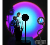 Sunset Lamp Projector Sunset Projection Lamp, 360 Degree Rotation Rainbow Sunset Light LampNight Light Projector LED LampRomantic Atmosphere Projector
