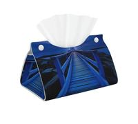 Sunset Lighthouse - Funda larga para caja de pañuelos de piel sintética, elegante dispensador de pañuelos para baño, sala de estar, oficina, dormitorio, uso en coche
