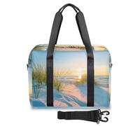 Sunset Ocean Sea Beach - Bolsa de viaje para mujeres, hombres, niñas y niños, bolsa de fin de semana, bolsa de viaje de 32 L, bolsa grande para viajes, deportes, gimnasio, color, Big, Organizador de
