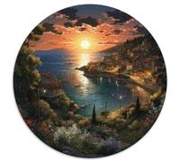 Sunset Over The Harbour Rompecabezas Imposible,desafío for Adults Juego Educativo 1000 Piezas Obra De Arte De Juego De para Adultos Y Niños Mayores De 12 Años 1000pcs (67.5x67.5cm)