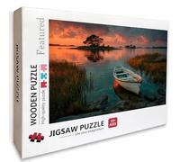 Sunset Puzzle de 6000 Piezas para Adultos, Puzzle Madera con Caja 179x105cm, Rompecabezas Adultos de Alta Dificultad, Pasatiempo Creativo, Juego de Rompecabezas, para Toda La Familia, (Bote) 9-3538