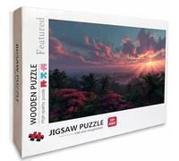 Sunset Puzzle de 6000 Piezas para Adultos, Puzzle Madera con Caja 179x105cm, Rompecabezas Adultos de Alta Dificultad, Juego de Rompecabezas, Pasatiempo Creativo, Regalos de Verano, (Planta) 1-4372