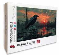 Sunset Puzzle de 6000 Piezas para Adultos, Puzzle Madera con Caja 179x105cm, Rompecabezas Adultos de Alta Dificultad, Juego de Rompecabezas, Pasatiempo Creativo, Regalos de Verano, (PáJaro) I-9689
