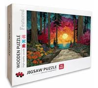 Sunset Puzzle de 6000 Piezas para Adultos, Puzzle Madera con Caja 179x105cm, Rompecabezas Adultos de Alta Dificultad, Juego de Rompecabezas, Pasatiempo Creativo, Regalos de Verano, (Planta) T-6255