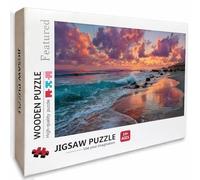 Sunset Puzzle de 6000 Piezas para Adultos, Puzzle Madera con Caja 179x105cm, Rompecabezas Adultos de Alta Dificultad, DIY Juego de Rompecabezas, Pasatiempo Creativo, Regalo, (Vista Al Mar) 2-1780