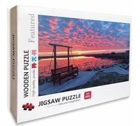 Sunset Puzzle de 6000 Piezas para Adultos, Puzzle Madera con Caja 179x105cm, Rompecabezas Adultos de Alta Dificultad, DIY Juego de Rompecabezas, Pasatiempo Creativo, Decoración Verano, (Vista) Q-2745