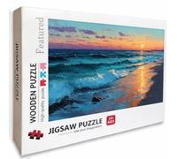 Sunset Puzzle de 6000 Piezas para Adultos, Puzzle Madera con Caja 179x105cm, Rompecabezas Adultos de Alta Dificultad, DIY Juego de Rompecabezas, Pasatiempo Creativo, Decoración Verano, (Playa) 0-3796