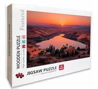 Sunset Puzzle de 6000 Piezas para Adultos, Puzzle Madera con Caja 179x105cm, Rompecabezas Adultos de Alta Dificultad, Juego de Rompecabezas, Pasatiempo Creativo, Regalos de Verano, (Desierto) U-4878