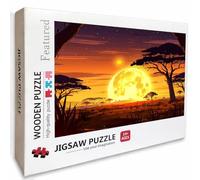 Sunset Puzzle de 6000 Piezas para Adultos, Puzzle Madera con Caja 179x105cm, Rompecabezas Adultos de Alta Dificultad, DIY Juego de Rompecabezas, Pasatiempo Creativo, Regalo, (Color Espiritual) A-8890