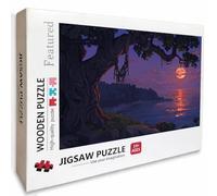 Sunset Puzzle de 6000 Piezas para Adultos, Puzzle Madera con Caja 179x105cm, Rompecabezas Adultos de Alta Dificultad, DIY Juego de Rompecabezas, Pasatiempo Creativo, Decoración Verano, (áRbol) B-4244