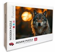 Sunset Puzzle de 6000 Piezas para Adultos, Puzzle Madera con Caja 179x105cm, Rompecabezas Adultos de Alta Dificultad, Juego de Rompecabezas, Pasatiempo Creativo, Regalos de Verano, (Lobo) J-3576