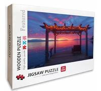 Sunset Puzzle de 6000 Piezas para Adultos, Puzzle Madera con Caja 179x105cm, Rompecabezas Adultos de Alta Dificultad, Pasatiempo Creativo, Juego de Rompecabezas, para Toda La Familia, (Vista) 6-9919