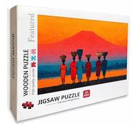 Sunset Puzzle Madera, Mujer Puzzle 6000 Piezas Adultos con Compact Box 179x105cm, Rompecabezas Desafiante, Juegos de Rompecabezas Creativos para Hombres Mujeres, Decoración Verano, Regalo, 2-3801