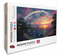 Sunset Puzzle Madera, Planta Puzzle 6000 Piezas Adultos con Compact Box 179x105cm, Rompecabezas Desafiante, DIY Juegos de Rompecabezas Creativos para Hombres Mujeres, Decoración Verano Regalo, 4-8973