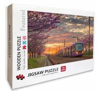 Sunset Puzzle Madera, Tren Puzzle 6000 Piezas Adultos con Compact Box 179x105cm, Rompecabezas Desafiante, DIY Juegos de Rompecabezas Creativos para Hombres Mujeres, Decoración Verano Regalo, 0-9605