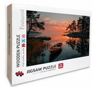 Sunset Puzzle Madera, Vista Puzzle 6000 Piezas Adultos con Compact Box 179x105cm, Rompecabezas Desafiante, Juegos de Rompecabezas Creativos para Hombres Mujeres, Decoración Verano, Regalo, 6-4665