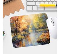 Sunset Serenade - Alfombrilla de mouse texturizada de alta calidad, impermeable, lavable, con borde cosido, antideslizante para juegos y oficina, base de goma duradera y suave