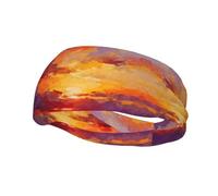Sunset Sets - Diadema deportiva estampada transpirable y elástica para todo el día